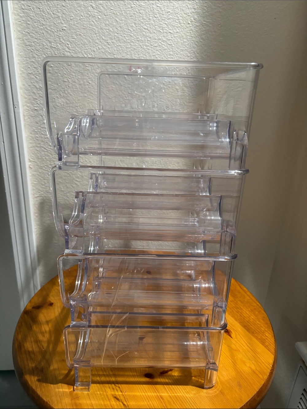 Clear Stackable 4-Tier Bottle & Can Rack - Picture 2 of 6